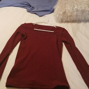 Maroon Workout top